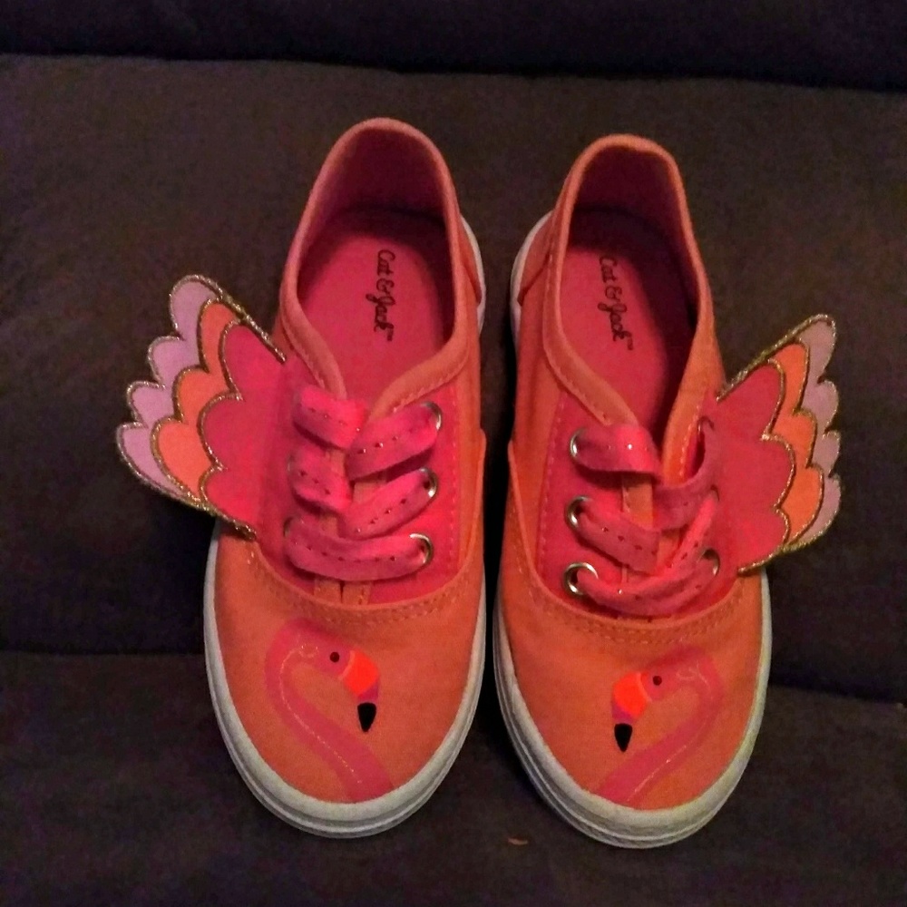 Cat & Jack flamingo shoes